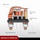 Nilight 200A Starter Relay 4 Pin Split Switch 12V Continuous Heavy Duty SPST High Current Terminal Car On Off Control for Automotive Truck RV Camper