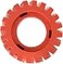 Dynabrade 92255 Nitro Series 4 102 mm Diameter x 125 32 mm Wide REDTRED Eraser Wheel Wheel Accessory For Use with NitroZip NZ1 Surface ConditioningDecal Removal Tool