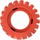 Dynabrade 92255 Nitro Series 4 102 mm Diameter x 125 32 mm Wide REDTRED Eraser Wheel Wheel Accessory For Use with NitroZip NZ1 Surface ConditioningDecal Removal Tool