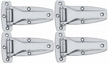 LavaLock Chrome Smoker Hinge Walk in Refrigerator Cooler BBQ Pit Flush Trailer Parts Bolt 4