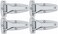 LavaLock Chrome Smoker Hinge Walk in Refrigerator Cooler BBQ Pit Flush Trailer Parts Bolt 4