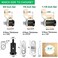 Cylinnda 10 Pack Tool Box Lock with Keys 58 RV Storage Lock Keyed Alike Cabinet Lock Cam Locks for Toolbox Lock Replacement Mailbox RV Compartment Locks with Manual Black 10 Pack 58 Inch
