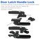 Camotokiit 4Pcs Front Rear Deluxe Full Door Latch Handle Locks Kit 715009952 for CanAm Defender MAX HD10 HD9 HD8 HD7 20172025 Add on 4Seat Cab AntiTheft