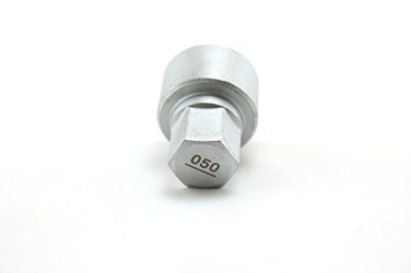 TEMO 50 Wheel Lock Lugnut AntiTheft Lug Nut Screw Removal Socket Key S3055 for BMW Vehicles