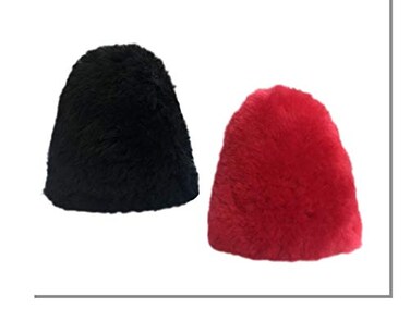 TruePower Large Dual 100 Lamb Wool Buffer Covers Fit 275Dia x 4High Beck Diplomat Deluxe Shoe Polishers