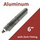 LavaLock 6 INCH Aluminum Bullet Hinge Weld ON with Zerk Grease Fitting 1