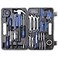 CARTMAN 148Piece Tool Set General Household Hand Tool Kit with Plastic Toolbox Storage Case Blue