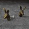 BROOK AND BIRCH Rabbit Dresser Drawer Knobs Animal Cabinet Knobs and Pulls Kids Nursery Drawer Knobs for Kitchen Cabinet Cupboard Wardrobe Set of 4
