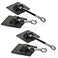 Guardianite 2Pack Refrigerator Lock 2Pack Black Without Padlock