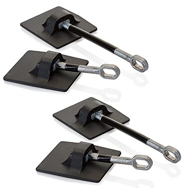 Guardianite 2Pack Refrigerator Lock 2Pack Black Without Padlock