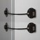 FIGEPO Fridge Freezer Child Safety Lock with Strong Adhesive 2 Black