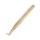 Ms.Queen MsQueen Eyelash Extension TweezersPrecision Tweezers for 2D6D VolumeIndividual False Lashes ExtensionsGoldenLShaped Tweezers