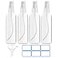 DTDNZKN 4 Pack 4 Oz 120ml Small Spray Bottles Fine Mist Refillable Reusable