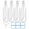 DTDNZKN 4 Pack 4 Oz 120ml Small Spray Bottles Fine Mist Refillable Reusable