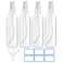 DTDNZKN 4 Pack 4 Oz 120ml Small Spray Bottles Fine Mist Refillable Reusable