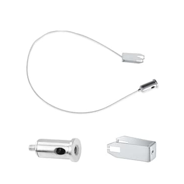 Muzata 20Pack 196 Drop Ceiling Hooks with Hanging Wire Set Installation Kit Hold Up to 50KG TA00