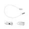 Muzata 20Pack 196 Drop Ceiling Hooks with Hanging Wire Set Installation Kit Hold Up to 50KG TA00