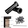 Muzata 50 Pack 18 Black Cable Railing Protector Sleeves T316 Stainless Steel Protective Sleeves Deck Cable Railing Hardware Kit for Wood Posts CR13