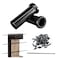 Muzata 50 Pack 18 Black Cable Railing Protector Sleeves T316 Stainless Steel Protective Sleeves Deck Cable Railing Hardware Kit for Wood Posts CR13