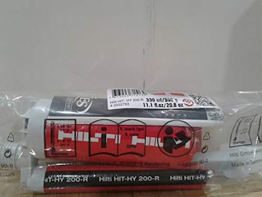 Hilti Injectable Mortar Epoxy Hybrid adh HY 200R