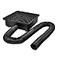 Prestantious Catch Basin Gutter Downspout Extensions 1212 Low Profile Catch Basin Downspout Extender with 2 ID Flexible Pipe No Deep Dig Needed Rainwater Diverter Pipe Stretched Length 82ft
