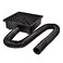 Prestantious Catch Basin Gutter Downspout Extensions 1212 Low Profile Catch Basin Downspout Extender with 2 ID Flexible Pipe No Deep Dig Needed Rainwater Diverter Pipe Stretched Length 82ft