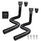 Prestantious 7ft Long Gutter Downspout Extensions 31 OD Gutter Downspout Extender Pipe for 23 Downspout and 34Downspout Flexible Pipe Stretched Length 7ft Black2Pack