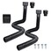 Prestantious 7ft Long Gutter Downspout Extensions 31 OD Gutter Downspout Extender Pipe for 23 Downspout and 34Downspout Flexible Pipe Stretched Length 7ft Black2Pack