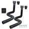 Prestantious 7ft Long Gutter Downspout Extensions 31 OD Gutter Downspout Extender Pipe for 23 Downspout and 34Downspout Flexible Pipe Stretched Length 7ft Black2Pack