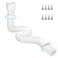 plusgutter 115ft Long Gutter Downspout Extensions Flexible 4 Diameter Drain Downspout Extender Down Spout Drain Extender for Rainwater Drainage Extendable from 26ft to 115ftWhite