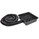 Prestantious Low Profile Catch Basin Drain Kit Downspout Extender 1212 Catch Basin Gutter Downspout Extensions with 2 ID Flexible Pipe Pipe Stretched Length 164ft Rainwater Drainage System