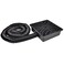 Prestantious Low Profile Catch Basin Drain Kit Downspout Extender 1212 Catch Basin Gutter Downspout Extensions with 2 ID Flexible Pipe Pipe Stretched Length 164ft Rainwater Drainage System