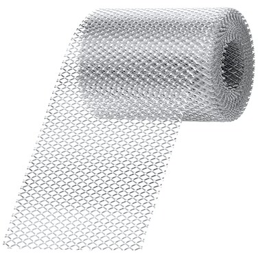 Sadnyy Gutter Guard Mesh 5 Inch x 20 Feet Aluminum Gutter Guard from Leaves Gutter Covers Screen Leaf Gutter Guard Protection for DIY Cutting Leaf Rain Gutter Guards Silver
