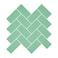 HOMEART Green Peel and Stick Backsplash Herringbone Tile Self Adhesive Renter Friendly Backsplash Stick on Wall Tiles for Kitchen Bathroom 10 Sheets