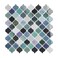VEELIKE Teal Green Arabesque Backsplash Tile Peel and Stick Backsplash for Kitchen 6 Sheets 12x12 Waterproof Self Adhesive Back Splash Stick on Wall Tiles for Kitchen Bathroom Renter Friendly