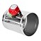 ZOWZEA 6 Motorized Duct DamperOnOff Backdraft Damper Control Stainless Steel Airflow Control Damper for HVAC System 24V AC
