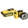 DEWALT 20V MAX LED Work Light Rechargeable LED Flashlight Magnetic Flashlight Freestanding and ClipOn Light 360 degree pivoting Head Tool Only DCL044