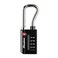 Master Lock Padlock Set Your Own Combination TSA Accepted Luggage Lock 1516 in Wide 4696D Black