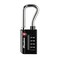 Master Lock Padlock Set Your Own Combination TSA Accepted Luggage Lock 1516 in Wide 4696D Black