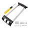 BQLZR 20 Inch Telescopic Pull Out Suitcase Handle for G002 Cloth Luggage Handle Replacement 3 Part