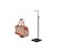 BNN Adjustable Metal Handbag Rack Tabletop Handbag Purse Display Stand Single Hook Bag Stand Holder Black