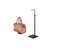 BNN Adjustable Metal Handbag Rack Tabletop Handbag Purse Display Stand Single Hook Bag Stand Holder Black