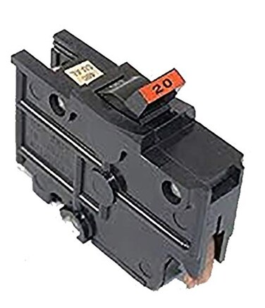 FEDERAL PACIFIC NA20 FPE 20 AMP STABLOK 1 POLE BREAKER THICK SERIES 20A 1P NA