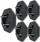 iMBAPrice 8161BK5 Black Siding Mounting Kit 5 Pack Mounting Block with Builtin Electrical Box for Flat Surfaces Vertical Outdoor Light Fixture Mount