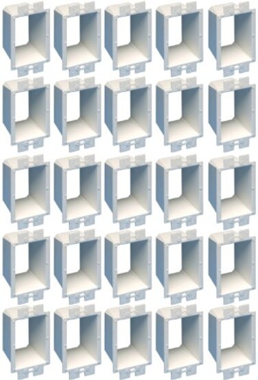 Arlington BE125 Electrical Outlet Box Extender 1Gang White 25Pack