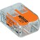 Wago 221412 LeverNuts 2 Conductor Compact Connectors 200 PK