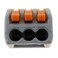Wago 222413 LeverNuts 5 Conductor Compact Connectors 100 PK