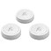 Flic Smart Button 3Pack Light Switch Music Controller Routine Trigger That Works with Alexa Matter Homekit SmartThings Easy Guided Install Customizable Wireless UL White