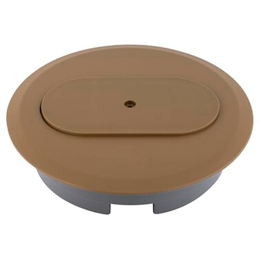 Carlon E97DSC Duplex Receptacle Flush Mount Carmel Cover