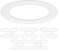 harrrrd 25 Pack Gloss White Goof Trim Ring for 6 Inch Recessed Can Lighting Down Light Outer Diameter 8 Inches